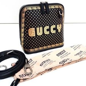 New Gucci Sega Guccy Logo Crossbody Bag